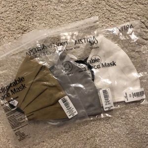Aritzia face masks pack of three